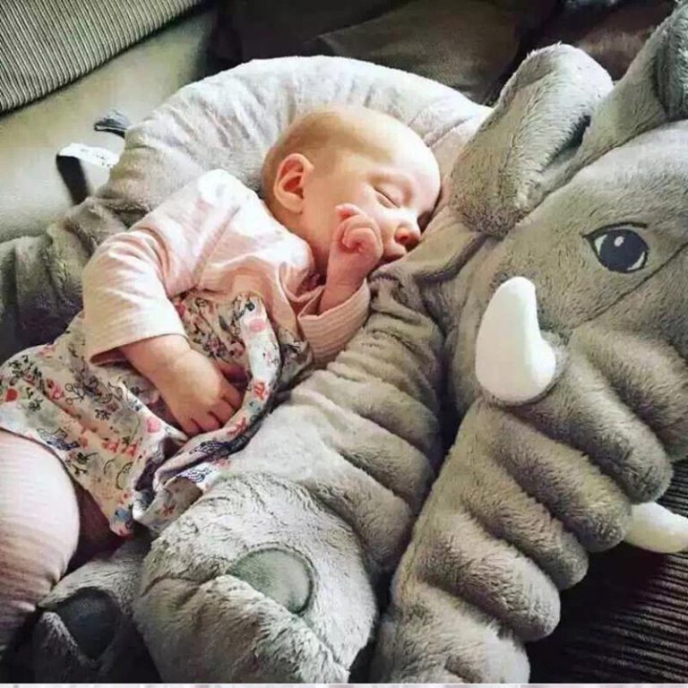 Cute Giant Elephant Cuddle Hug Plush Toy For Babies