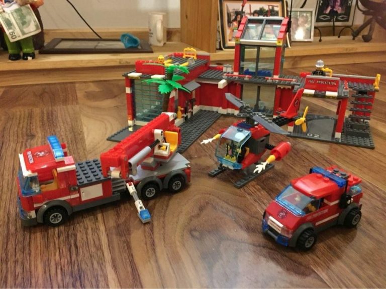 Big Fire Station Model Building Blocks