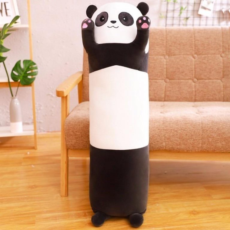 Long Panda Bear Soft Stuffed Plush Body Pillow Toy