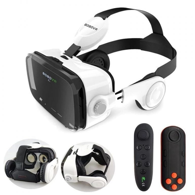 Kit Virtual Reality Glasses With Stereo Headset For Mobile Phones