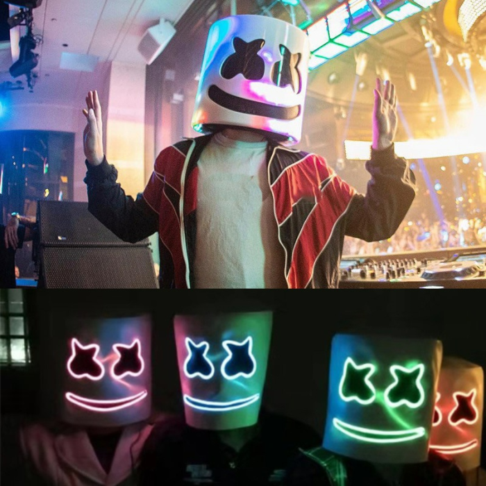 LED DJ Mask For Halloween Parties