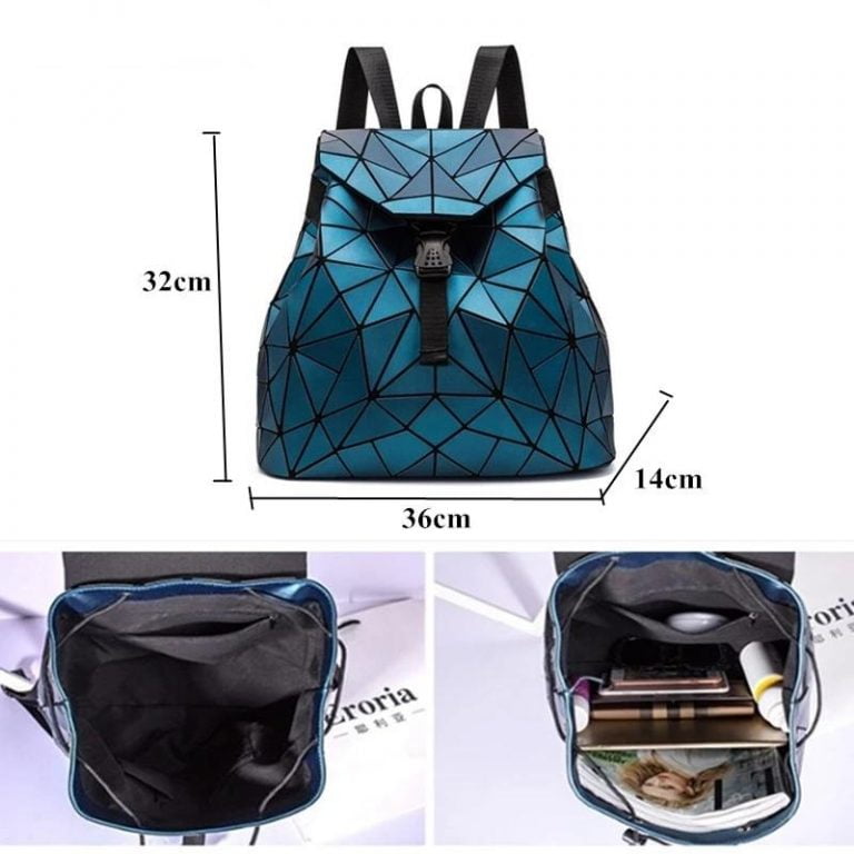 Irregular Laser Geometric Designer Travel Backpack