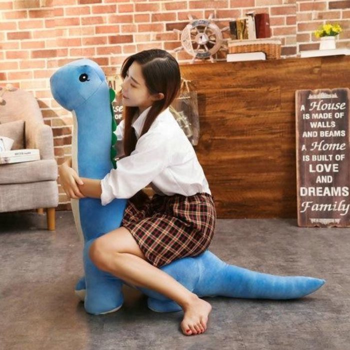 Long Neck Dino Pillow Plush 3D Stuffed Animal Brachiosaurus