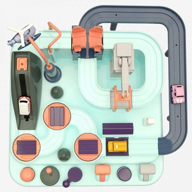Car Rescue Baby Adventure Toy - Educational Railcar Baby Puzzle Toy
