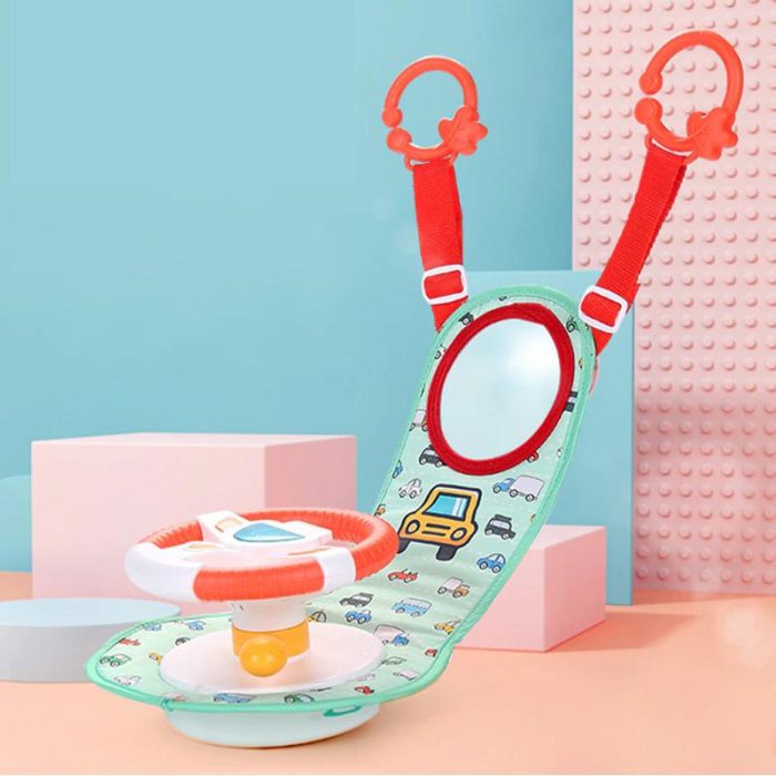 Steering Car Wheel Kids Musical Entertaining Toy