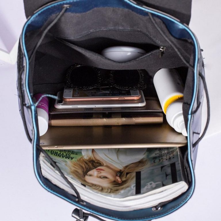 Irregular Laser Geometric Designer Travel Backpack