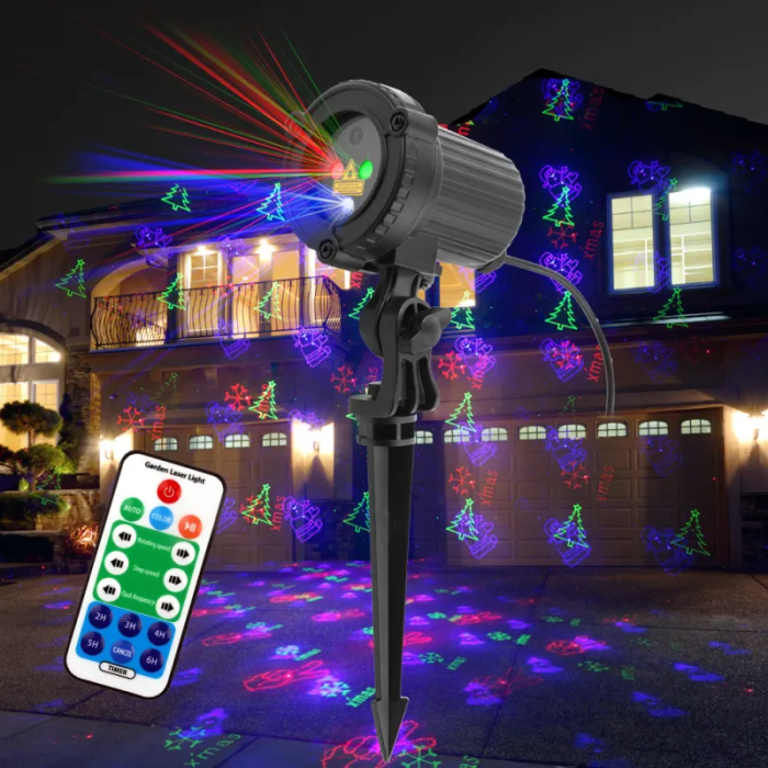Startastic Action Laser Projector - Thousands of Moving Star Lights