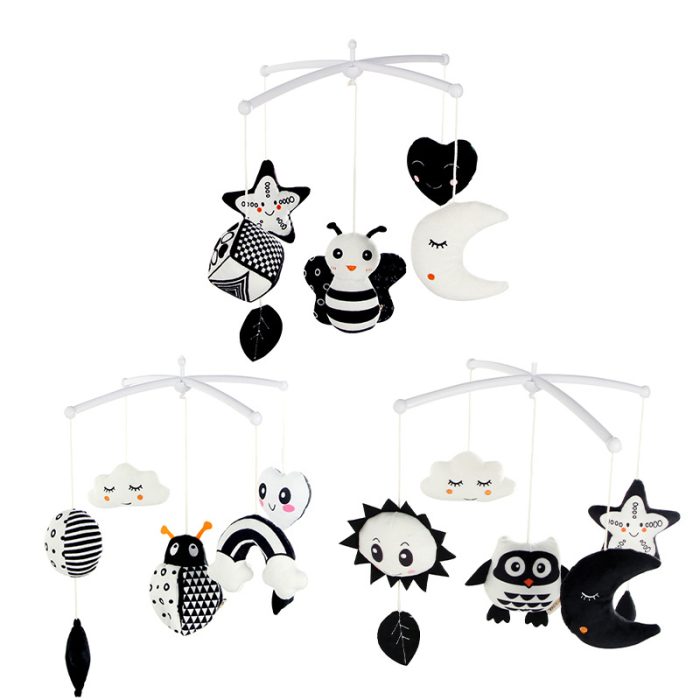 Educational Baby Crib Bell with Soft Music