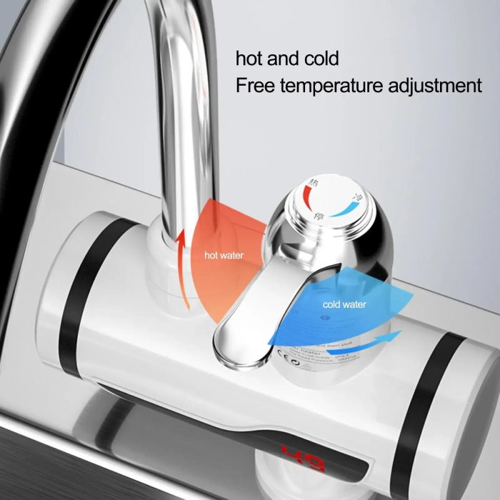 3000W Electric Instant Hot Water Faucet with Digital Display