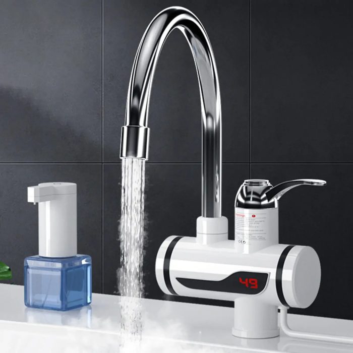 3000W Electric Instant Hot Water Faucet with Digital Display